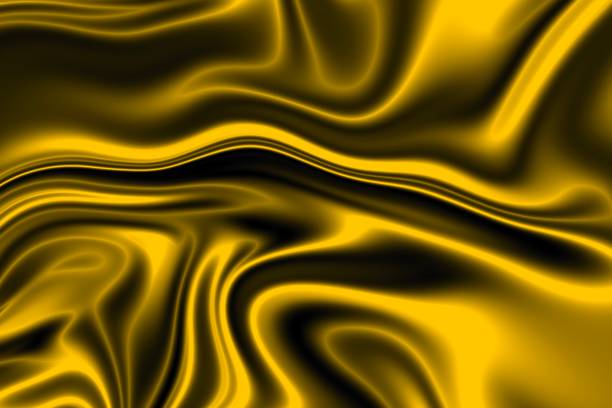 istock Gold satin background. Gold silk or satin luxury fabric texture can use as abstract background. 1434464646