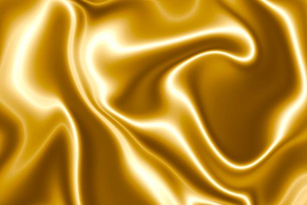 istock Gold satin background. Gold silk or satin luxury fabric texture can use as abstract background. 1434464689