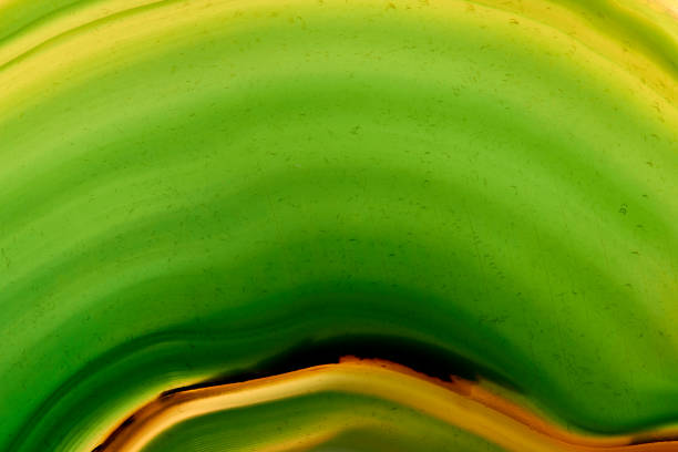 istock Abstract yellow Crystal background marble shot, nature pattern. 1434475289