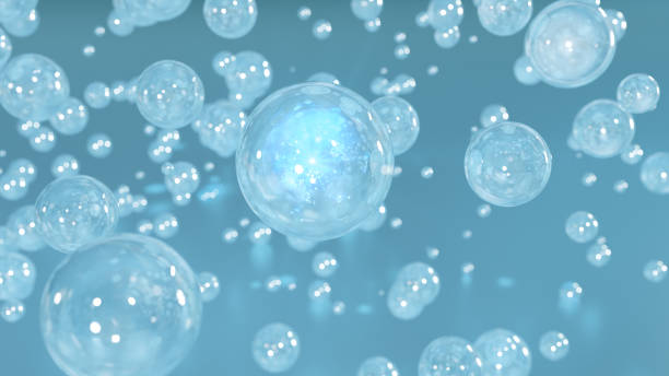 istock 3D cosmetic rendering serum bubbles against a blurry background 1434476954
