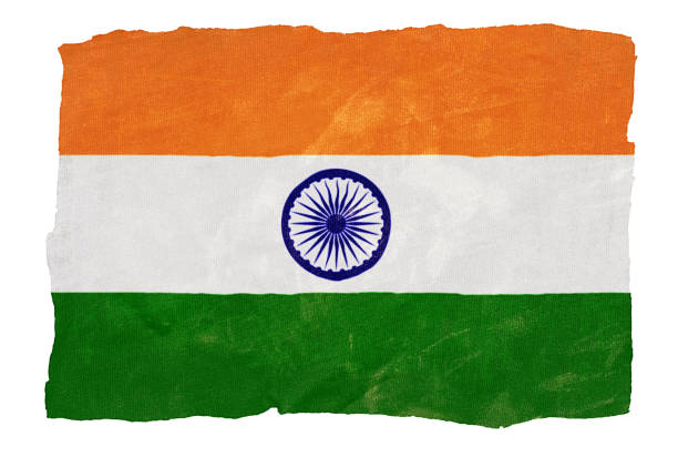 istock Indian flag in torn and tattered fabric with a grunge vibe 1434479781