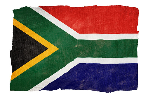 Flag of South Africa.