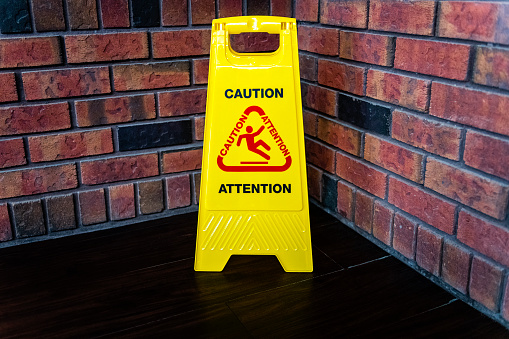 caution slippery floor