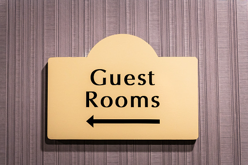 guest room sign
