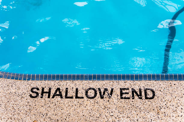 part of a swimming pool stock photo