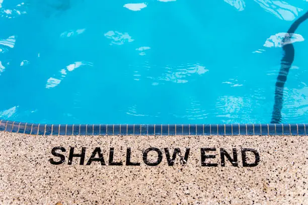 Photo of part of a swimming pool