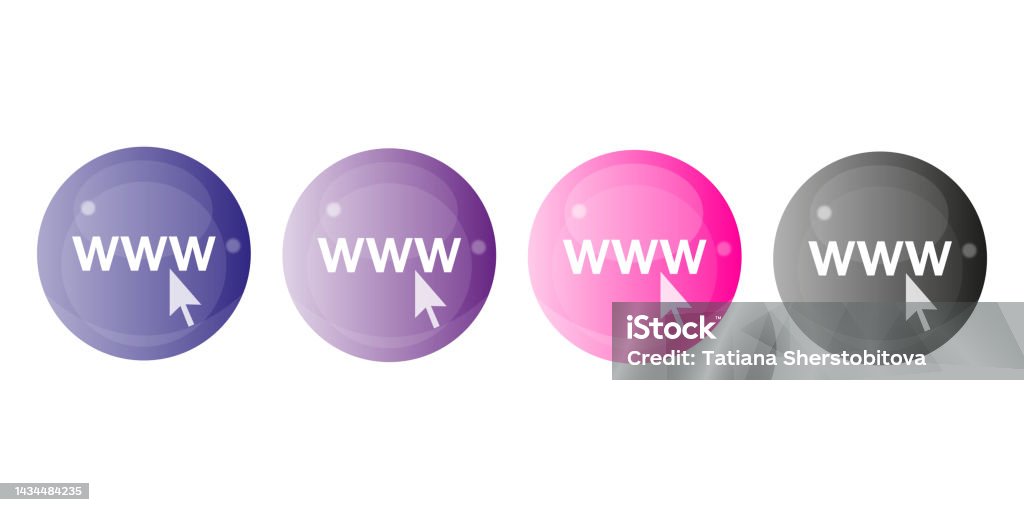 Internet Vector Stock Www The Internet Vector Stock Illustration - Download Image Now ...