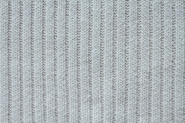 istock Light beige cotton knitted fabric texture. Macro. 1434498617