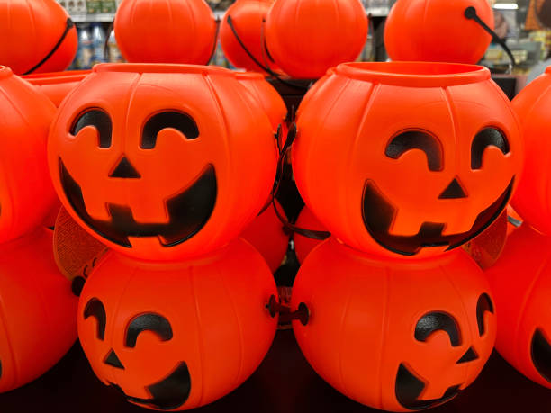istock Holiday goods for Halloween in the store 1434503719