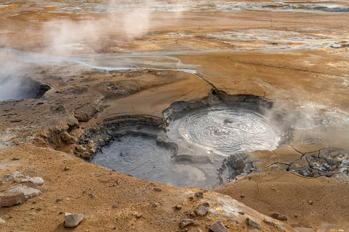 Namafjall Hverir, Myvatn geothermal area in North of Iceland