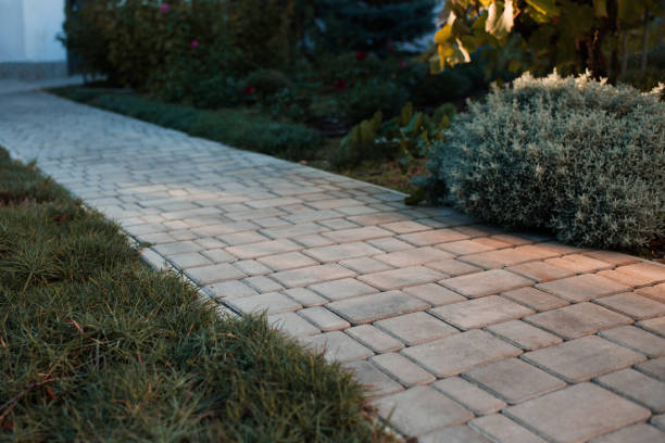 istock Walkway with stone tiles close up 1434511211