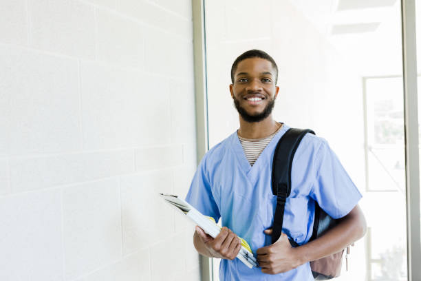 Medical student smiles for the camera