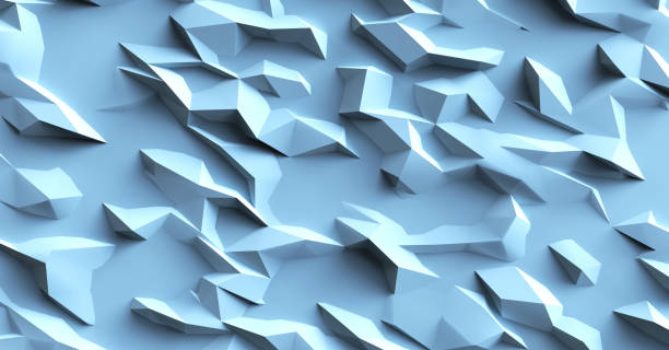 istock Abstract background of polygons on white background 1434514779