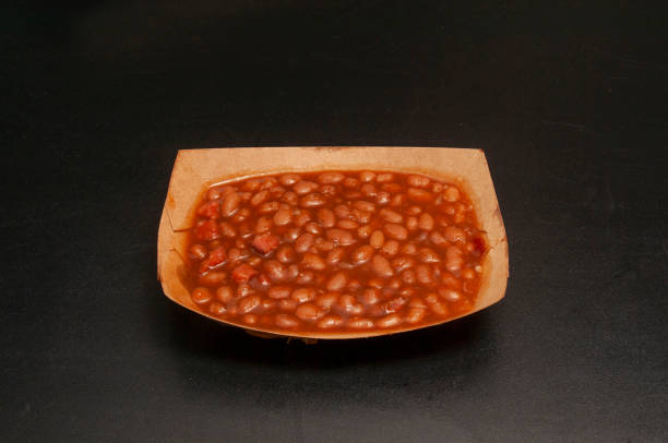 Delicious Baked Beans stock photo