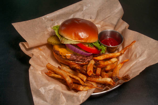 istock Cheeseburger and Fries 1434536173