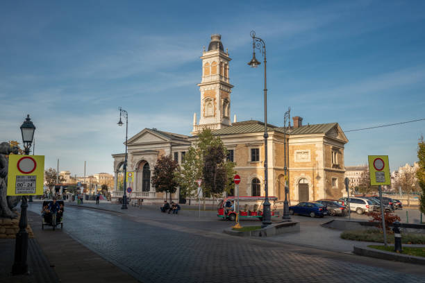 Budapest, Hungary - Oct 20, 2019: Castle Garden Kiosk - Budapest, Hungary