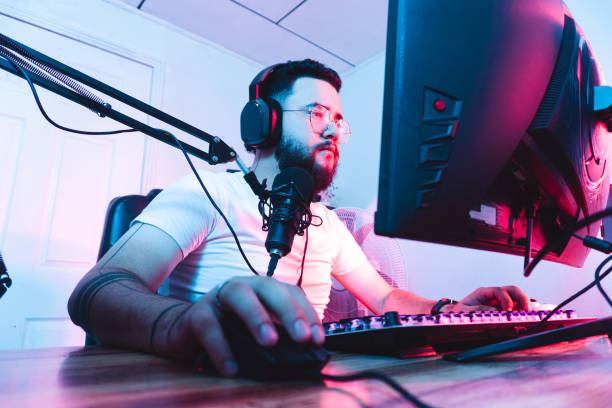 Portrait of a professional video game player.