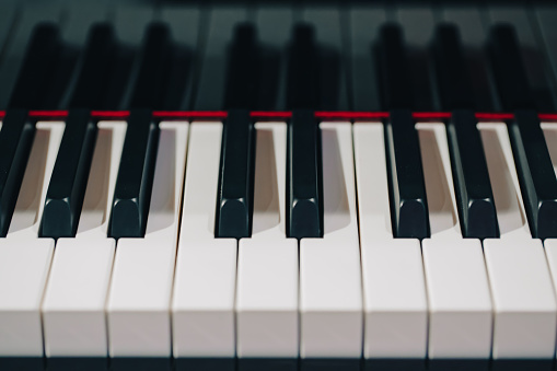 piano and piano keyboard