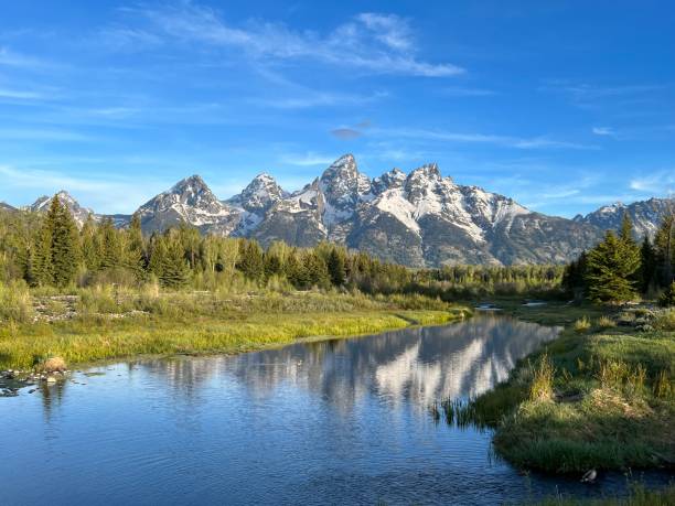 istock Grand Teton in the morning 1434588833