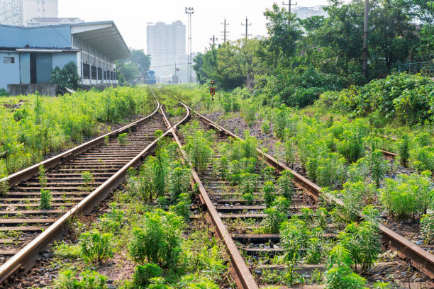 The way forward railway outdoors