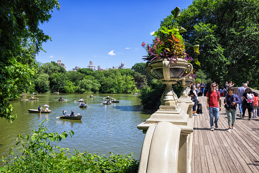 Bow Bridge at Central Park in New York City