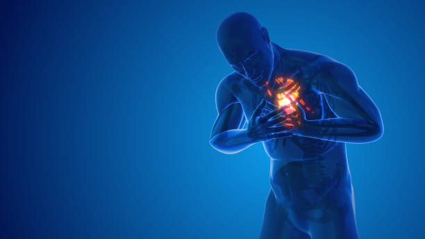 istock Heart attack pain in chest 1434607723