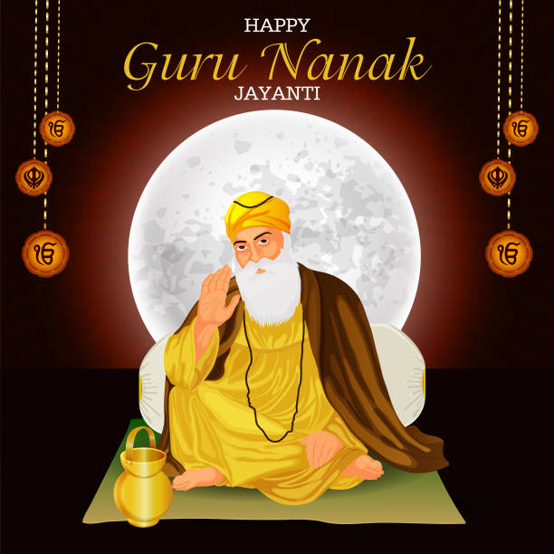 Creative Concept Of Guru Nanak Jayanti Illustration Stock Illustration -  Download Image Now - iStock