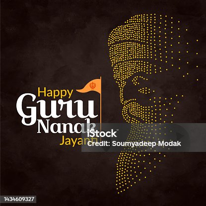 istock Creative concept of Guru Nanak Jayanti Illustration 1434609327