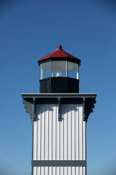 Daytime view of the historic lighthouse of Eureka, California, USA.