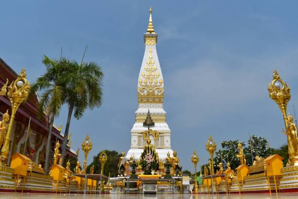 That Phanom Pagoda at Wat Phra That Phanom in Nakhon Phanom, THAILAND.
