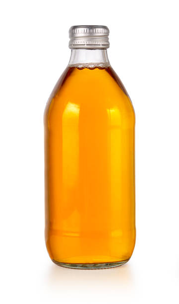 istock Small bottle of apple juice 1434620092