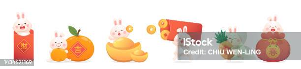 China Rabbit Mascot Various Cute Bunny Characters Or Mascots Chinese Lunar New Year ...