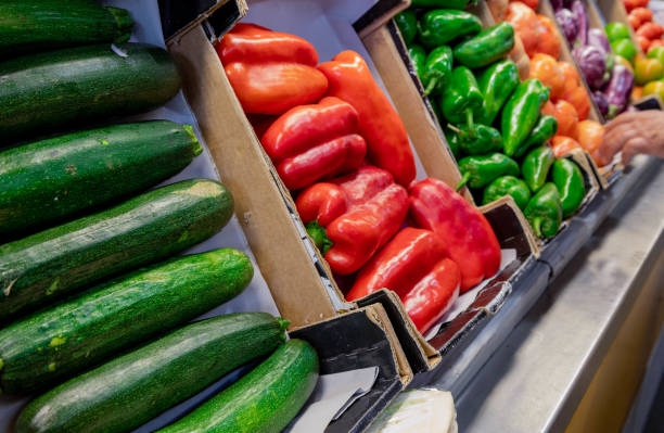 istock Vegetables at a market in Spain. 1434634785