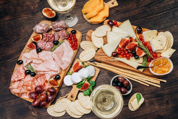 istock Antipasto platter cold meat plate 1434639441