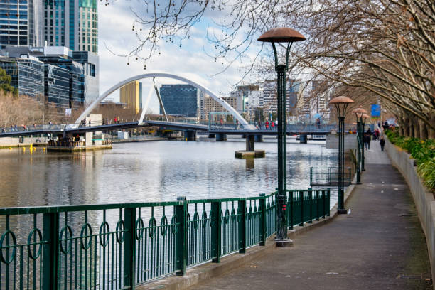 istock Flinders Walk and the Evan Walker Bridge - Melbourne 1434642567