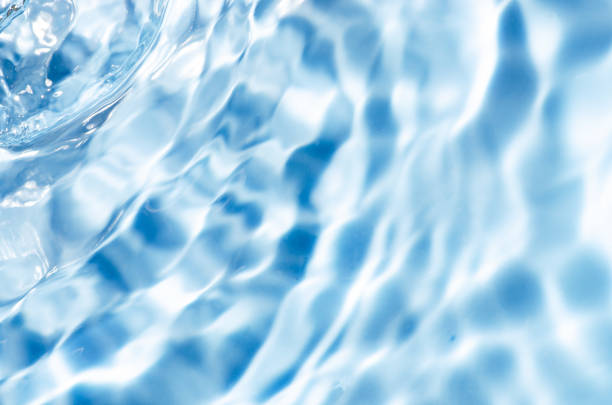 istock Transparent water texture. Cosmetic micellar water or lotion or makeup remover 1434649668