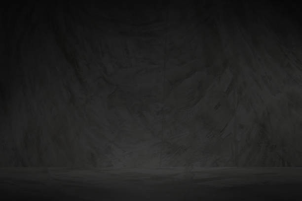 istock Cement wall and floor for pattern and background. concrete texture, floor, dark wall. 1434652126