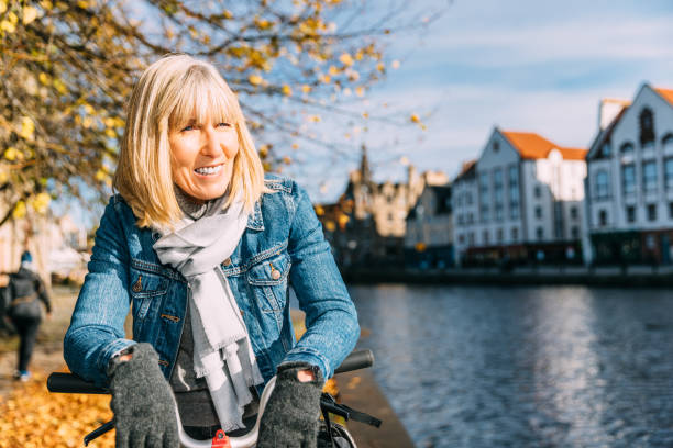 istock Autumn cycle at Leith, Edinburgh, Scotland 1434653187