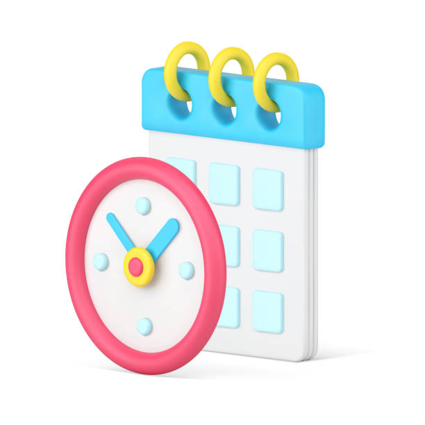 istock Time management deadline agenda control countdown productivity marketing strategy 3d icon vector 1434656657