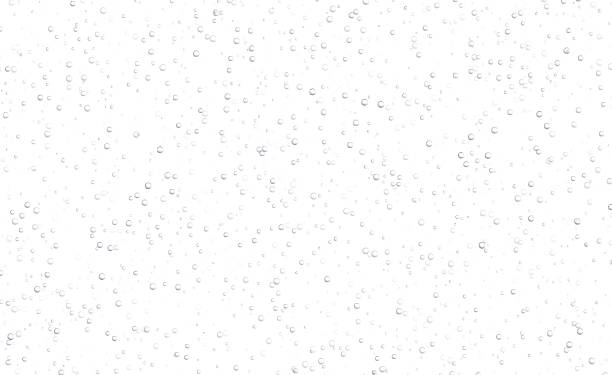 istock Underwater fizzing bubbles, soda or champagne carbonated drink, sparkling water isolated on white background. Effervescent drink. Aquarium, sea, ocean bubbles vector illustration. 1434659769