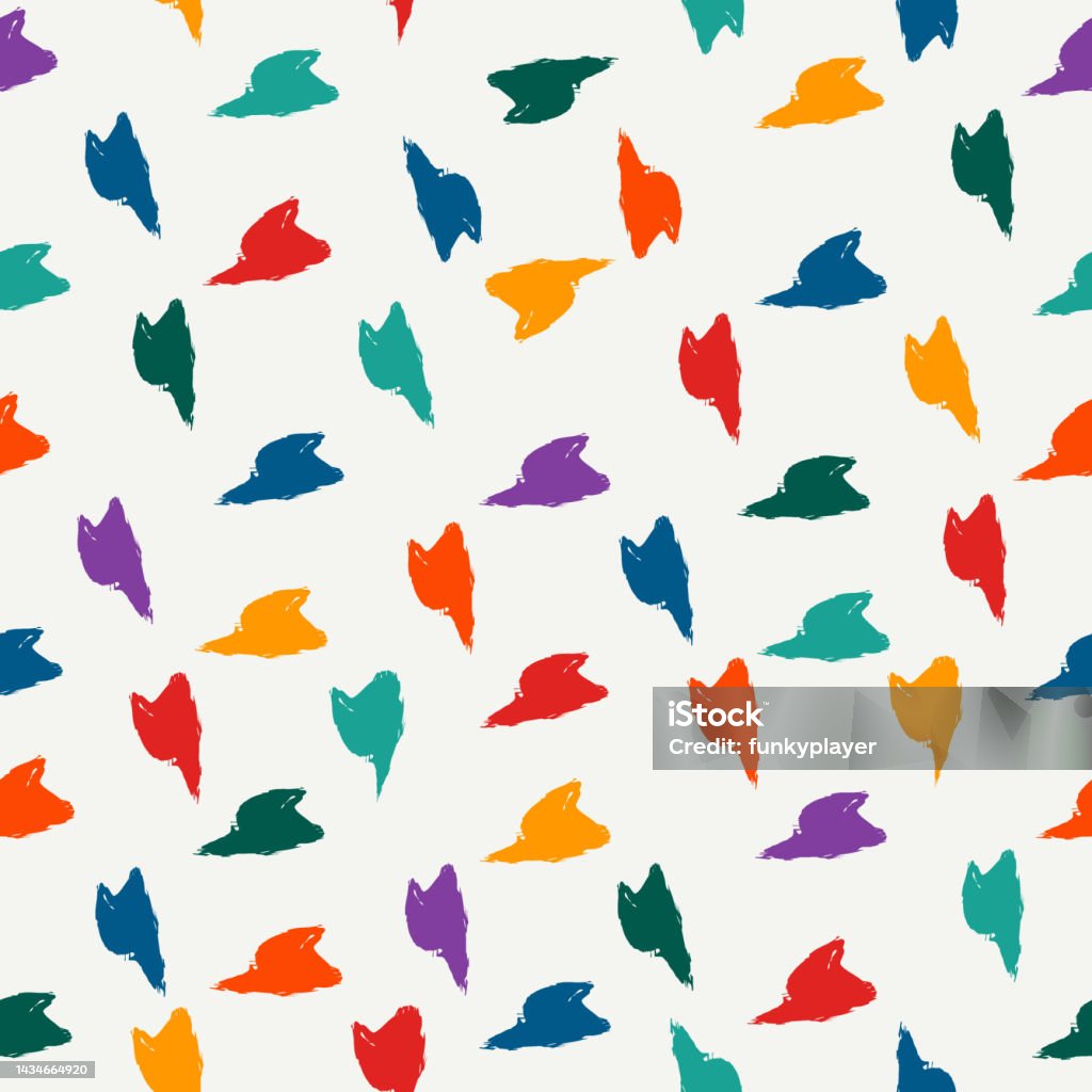 Pointer Design Patterns Arrows Pointers Motif Seamless Pattern Paint Brush Design Background ...