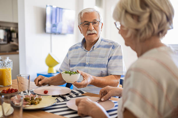 istock Having breakfast together at home 1434666648