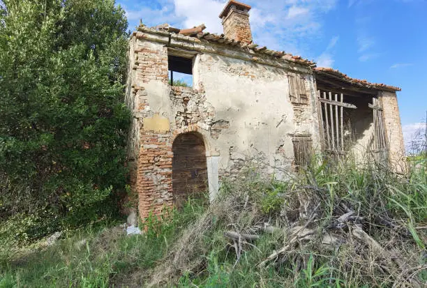 old farmhouse near Baone in Venetia in Italy