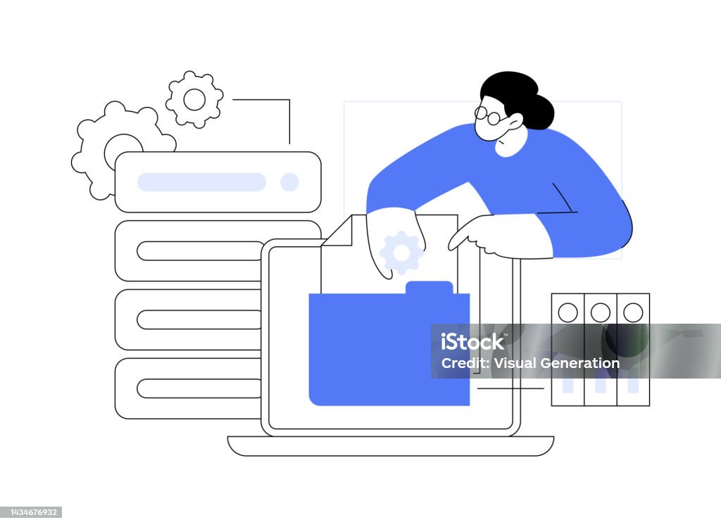 Concept Vector Database Database Abstract Concept Vector Illustration Stock Illustration ...