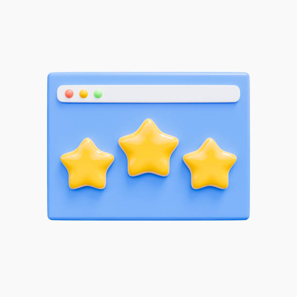 istock 3D render customer review and rating concept icon illustration. 1434683766