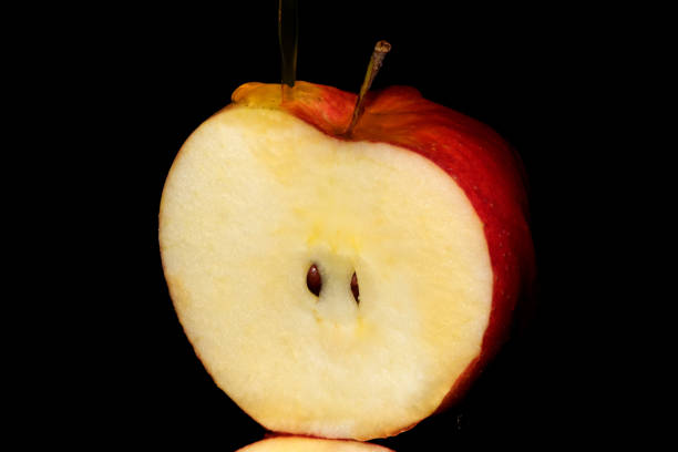 istock Red ripe sweet apple 1434683972