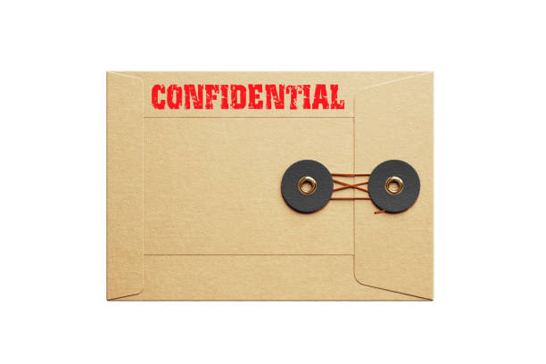 An kraft envelope with a \