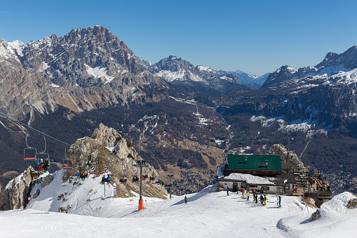 Ski Resort Cortina d’Ampezzo, Belluno, Venetien Italy