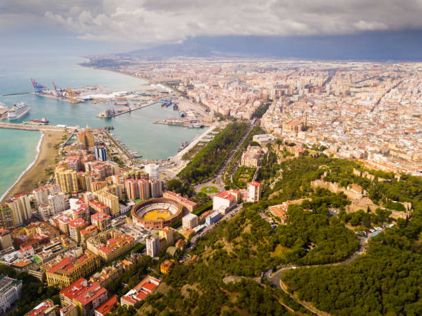 istock Aerial view of Malaga 1434688473