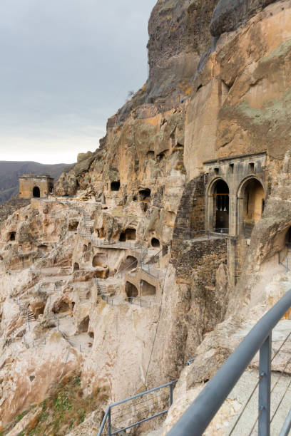 istock Vardzia cave monastery structures with temple of Assumption, Georgia 1434689596